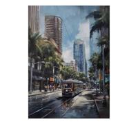 1000 Pieces Mini Jigsaw Puzzle City Street for Adults | 38x26cm Cardboard, Office Decor, Durable Structure, Birthday Gift, Mind Relaxation
