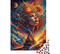 1000 Pieces Mini Jigsaw Puzzle Fantasy Train Art for Adults | 38x26cm Cardboard, Living Room Decor, Premium Craftsmanship, Birthday Gift, Mind Relaxation