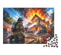 1000 Pieces Mini Jigsaw Puzzle Fantasy Wolf Archer for Adults