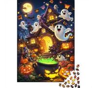 1000 Pieces Mini Jigsaw Puzzle Halloween House for Adults