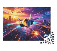 1000 Pieces Mini Jigsaw Puzzle Jet Aircraft for Adults
