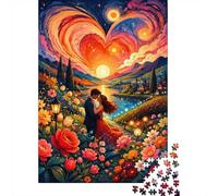1000 Pieces Mini Jigsaw Puzzle Romantic Sunset for Adults