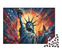 1000 Pieces Mini Jigsaw Puzzle Statue for Adults | 38x26cm Cardboard Office Decor Durable Structure Birthday Gift Mind Relaxation