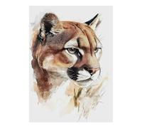 1000 Pieces Mini Jigsaw Puzzle Wild Cat for Adults | 70x50cm Cardboard, Living Room Decor, Premium Craftsmanship, Birthday Gift, Mind Relaxation