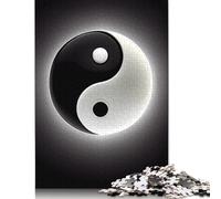 1000 Pieces Modern Style Yin And Yang Puzzles Wooden Puzzle for Adults And Teenager Puzzling for Gift 1000pcs (75x50cm)