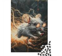 1000 Pieces Mouse for Adults Difficult Jigsaw Wooden Puzzle for Adults Christmas Eve Gifts 1000pcs (75x50cm)