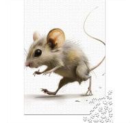 1000 Pieces Mouse Jigsaw Puzzles for Adults Wooden Puzzles for Adults Teenager Man Woman Gift 1000pcs (75x50cm)