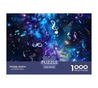 1000 Pieces Music Notation Jigsaw Puzzles Challenge High Difficulty for Adults Home Decoration Educational Games Age 12+ for Adults 70x50cm/1000pcs