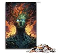 1000 Pieces Nebula King's Colorful Psychedelic Adult Jigsaw Puzzles Family Fun Jigsaws Family Game Stress Reliever Difficult Challenge Puzzle 1000PCS(38x26cm)