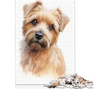 1000 Pieces Norfolk Terrier Dog Jigsaw Puzzles for Adults Puzzle Adult Jigsaw Puzzle Puzzles for Adults Teens 1000pcs (75x50cm)