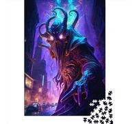 1000 Pieces Octopus Monsters Jigsaw Puzzle, Creative Rectangular Wooden Jigsaw Puzzles for Adults, Large Puzzles for Family Educational Game 1000pcs (75x50cm)