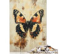 1000 Pieces Painted Butterfly Jigsaw Puzzles for Adults Puzzles Wooden Puzzles Jigsaw Puzzles for Adults Educational Game Challenge Toy 1000pcs (75x50cm)