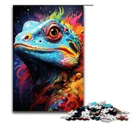 1000 Pieces Painting Color Chameleon Adult Jigsaw Puzzles Family Fun Jigsaws Family Game Stress Reliever Difficult Challenge Puzzle 1000PCS(75x50cm)