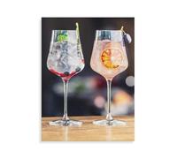 1000 Pieces Paper Jigsaw Puzzles，Five Different Gin-Tonic Cocktails，Home Decor Adults Puzzle Games Family Craft Gift（38x26cm）-AQ100
