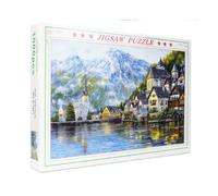 () 1000 Pieces Paper Puzzle Landscape Architecture Series Children Adult Educational Leisure Jigsaw Toy