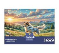 1000 Pieces Parson Russell Terrier Jigsaw Puzzles for Adults Challenging Game Jigsaw Puzzle Home Decors for Men Women Elders Seniors 38x26cm/1000pcs