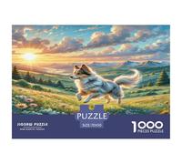 1000 Pieces Parson Russell Terrier Jigsaw Puzzles for Adults Educational Games Jigsaw Puzzle Home Decoration for The Whole for Women, Gifts for Men 70x50cm/1000pcs