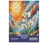 1000 Pieces Peace Lily Jigsaw Puzzles for Adults Educational Games Jigsaw Puzzle Home Decoration for Adults And Kids Age 12 Years Up 38x26cm/1000pcs
