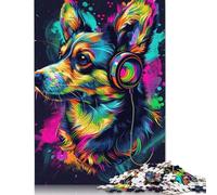 1000 Pieces Pembroke Welsh Corgi Dog Jigsaw Puzzles Difficulty Jigsaw Puzzles Education Games Toys 1000pcs (75x50cm)