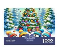 1000 Pieces Penguin Jigsaw Puzzle Challenge High Difficulty for Adults Home Decoration Educational Game Age 12+ for Adults 70x50cm/1000pcs