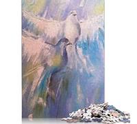1000 Pieces Pigeons of The World Jigsaw Puzzles for Adults Wooden Puzzles for Teenagers Gifts Jigsaw Puzzles for Adult 1000pcs (75x50cm)