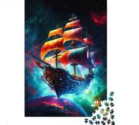 1000 Pieces Pirate Ship Colorful7 Jigsaw Puzzles for Adults Paper Puzzles for Adults Teenager Man Woman Gift 1000pcs (38x26cm)