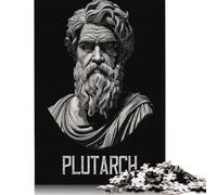 1000 Pieces 'Plutarch Greek Philosopher Jigsaw Puzzles Adults Difficulty Puzzles Strengthen Relationships between Family Members (38x26cm)