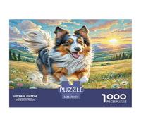 1000 Pieces Polish Lowland Sheepdog Jigsaw Puzzles for Adults Challenging Game Jigsaw Puzzle Home Decors for Family Decorations 70x50cm/1000pcs