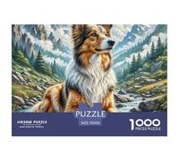 1000 Pieces Polish Lowland Sheepdog Jigsaw Puzzles Fun, Challenging for Adults Home Decorations Educational Games Age 12+ for Adults 70x50cm/1000pcs