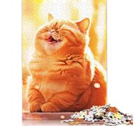 1000 Pieces Portrait Cute Cat Jigsaw Puzzles Adults Difficulty Jigsaw Puzzles Education Toys Games 1000pcs (75x50cm)