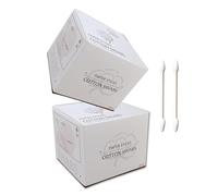 1000 Pieces Precision Tips,Double Pointed Cotton Swabs with Paper Stick for Makeup & Cleaning