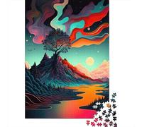 1000 Pieces Psychedelic 02 for Adults Difficult Jigsaw Puzzles for Adults Family Fun Jigsaws Puzzles 1000pcs (38x26cm)
