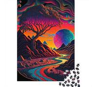 1000 Pieces Psychedelic 03 Square Jigsaw Puzzles for Adults And Wooden Puzzles Children Puzzles 1000pcs (75x50cm)