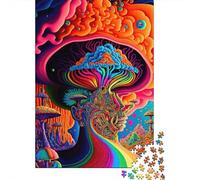 1000 Pieces Psychedelic Jigsaw Puzzles for Adults Paper Puzzles for Adults Teenager Man Woman Gift 1000pcs (38x26cm)