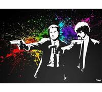 1000 Pieces - Pulps Films Fictions Film Classics Posters - For Adults Family Educational Toys - Adult Fun Challenge Toys - Irregular Art Puzzle Zx41Aw