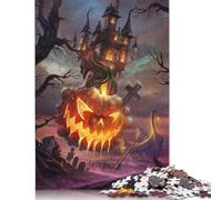 1000 Pieces Pumpkin House for Adults Difficult Jigsaw Puzzles Puzzles Wooden Puzzles Educational Game for Adult Teenagers 1000pcs (75x50cm)