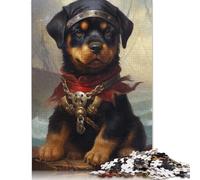 1000 Pieces Puppy Pirate Creative Square Wooden Jigsaw Puzzles for Adults Educational Game Challenge Toy 1000pcs (75x50cm)