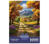 1000 Pieces Puzzle for Adults, A Dream of The Luberon Plains Artwork, Relaxing Puzzle Experience, Christmas Puzzle Collection, Pieces, 52x38cm/1000pcs