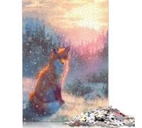 1000 Pieces Puzzle for Adults 'A Winters Sun Jigsaw Puzzles for Adults Puzzle Woodenboard Puzzles Educational Game Challenge Toy 1000pcs (75x50cm)