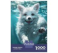 1000 Pieces Puzzle for Adults, Arctic Fox Artwork, Relaxing Family Game, Christmas Puzzle Collection, Durable Puzzle Pieces, 70x50cm/1000pcs