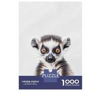 1000 Pieces Puzzle for Adults, Cute Baby Lemur Artwork, Creative Leisure Activity, Winter Indoor Entertainment, Premium Puzzle Pieces, 38x26cm/1000pcs