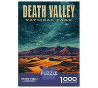 1000 Pieces Puzzle for Adults, Death Valley National Park Vintage Artwork, Creative Leisure Activity, Idea, Pieces, 70x50cm/1000pcs