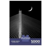 1000 Pieces Puzzle for Adults, Forth Crossing Edinburgh Artwork, Challenging Brain Teaser, for Puzzle Lovers, Durable Puzzle Pieces, 70x50cm/1000pcs