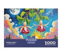 1000 Pieces 。 Puzzle for Adults Fuchsia with Extra Fun Challenges - Stunning Natural Wonders Puzzle - Perfect for Relaxation - Creativity & Gift Giving 70x50cm/1000pcs