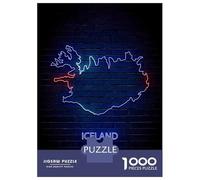1000 Pieces Puzzle for Adults, Iceland (7) Artwork, Stress Relief Activity, Christmas Puzzle Collection, Premium Puzzle Pieces, 38x26cm/1000pcs