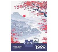1000 Pieces Puzzle for Adults, Japanese Tea Ceremony Landscape Artwork, Relaxing Puzzle Experience, for Puzzle Lovers, Pieces, 52x38cm/1000pcs