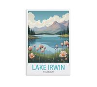 1000 Pieces Puzzle for Adults Lake Irwin Colorado 1000 Piece Jigsaw Puzzle For Adults - Challenging Puzzle Perfect for Game Nights 70x50cm