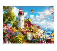 1000 Pieces Puzzle for Adults Lighthouse Jigsaw Puzzle,Wooden Jigsaw Puzzles 1000 Pieces,Family Challenging Game,Nature Landscape Difficult Jigsaw Puzzle