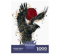 1000 Pieces Puzzle for Adults, Lightning Bird Artwork, Mindfulness Activity, for Puzzle Lovers, Precision Cut Pieces, 52x38cm/1000pcs