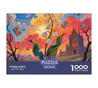 1000 Pieces 。 Puzzle for Adults Lily of The Valley with Extra Fun Challenges - Stunning Church Puzzle - Perfect for Relaxation - Creativity & Gift Giving 70x50cm/1000pcs